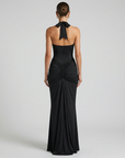 Black maxi dress