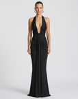 Black maxi dress