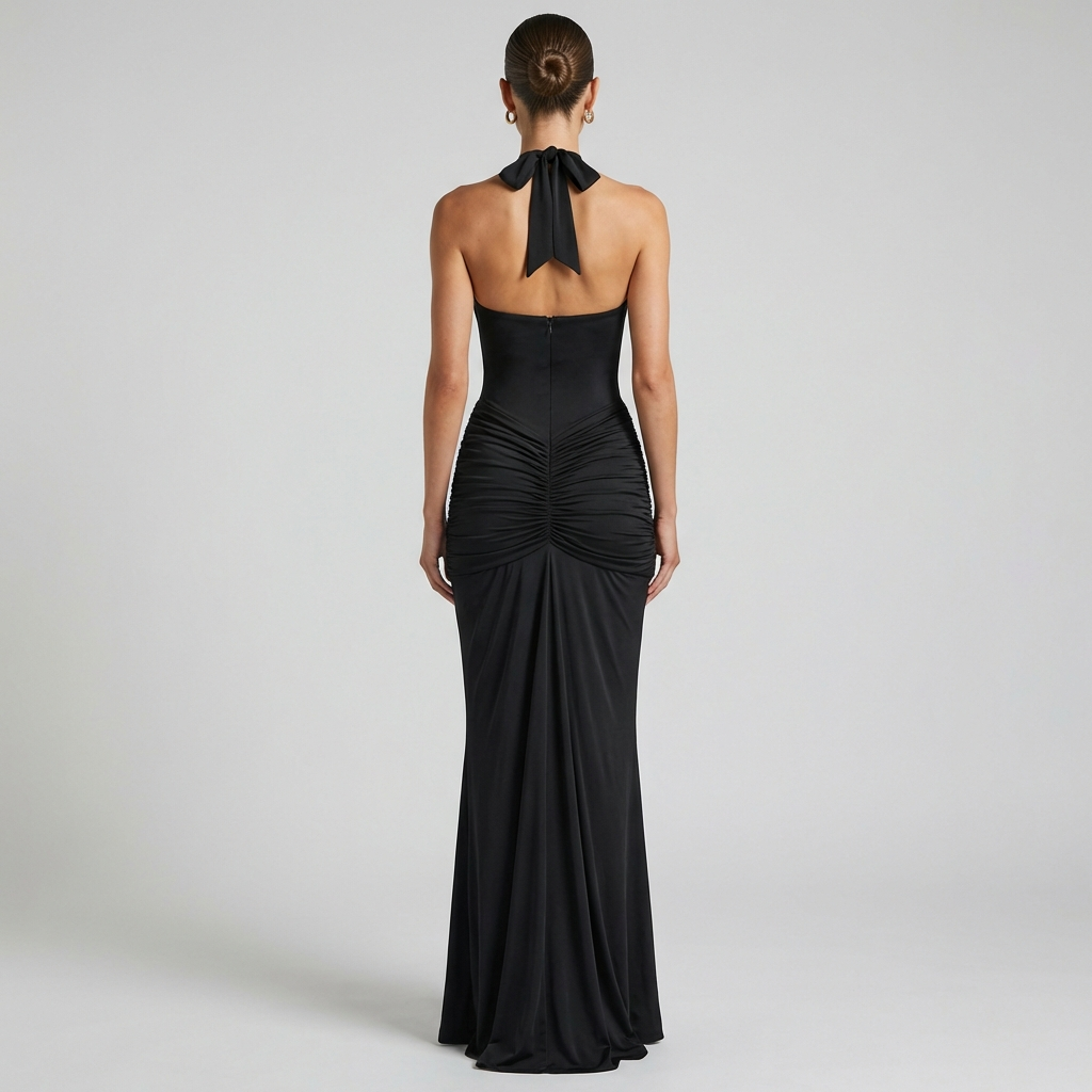Black maxi dress